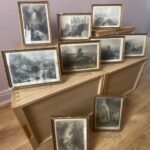 Set of nine hand-coloured engravings